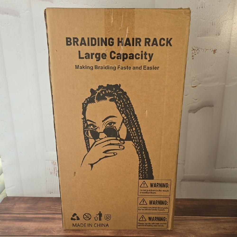 Braiding Hair Rack for Women - Large Capacity